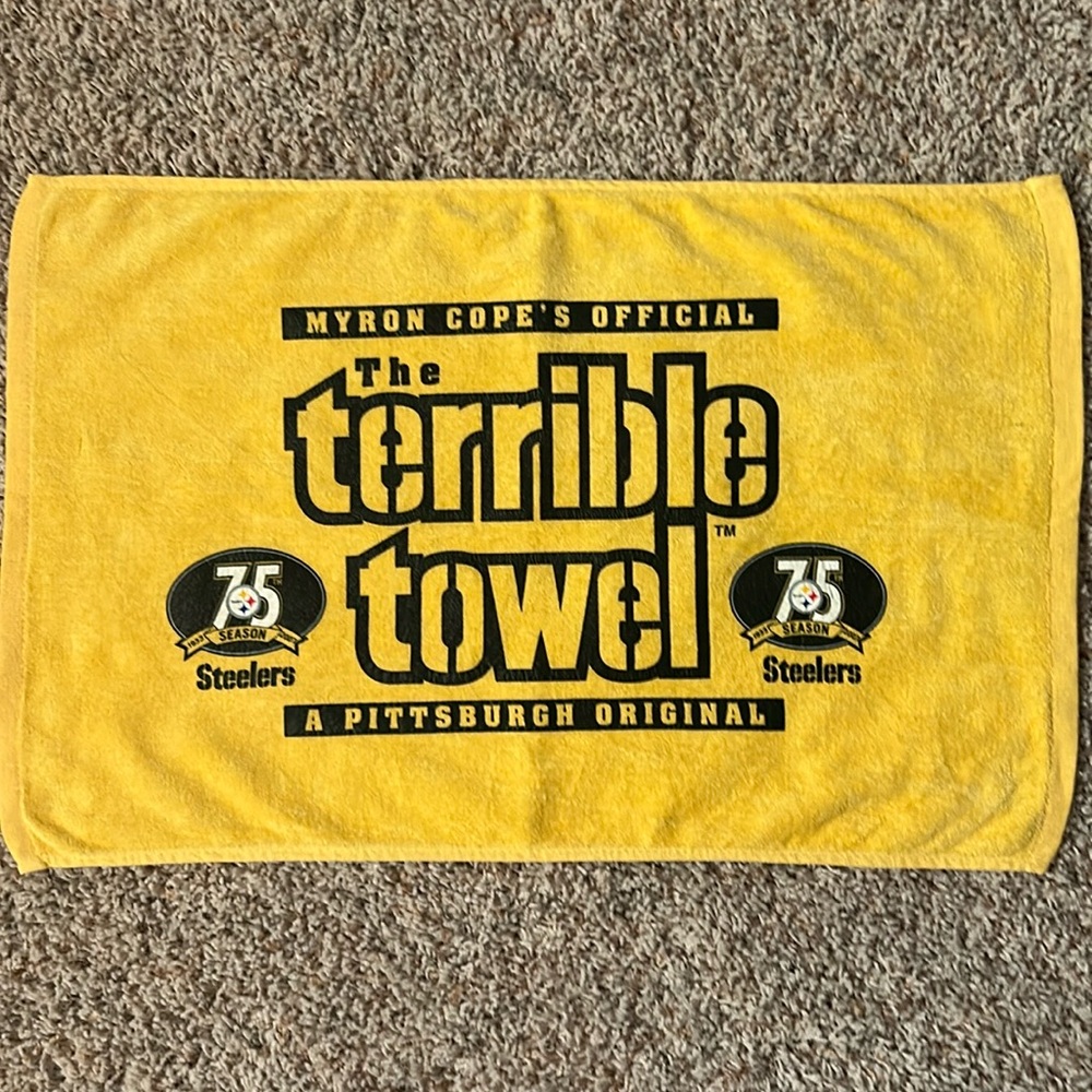 NFL Steelers 75th Anniversary Terrible Towel